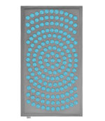 Коврик массажный IGORAMAT (80х45 см) - цвет серый, фишки голубые