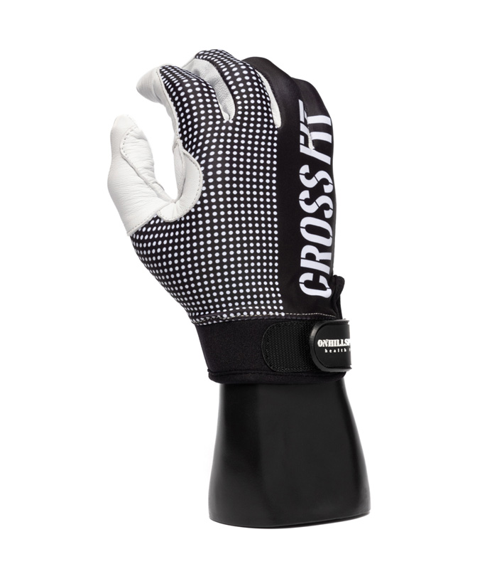 Перчатки CrossFit G5 черно-белые - вид сверху