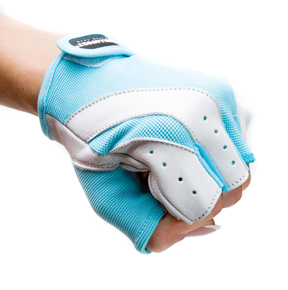 Кожаные перчатки женские для фитнеса