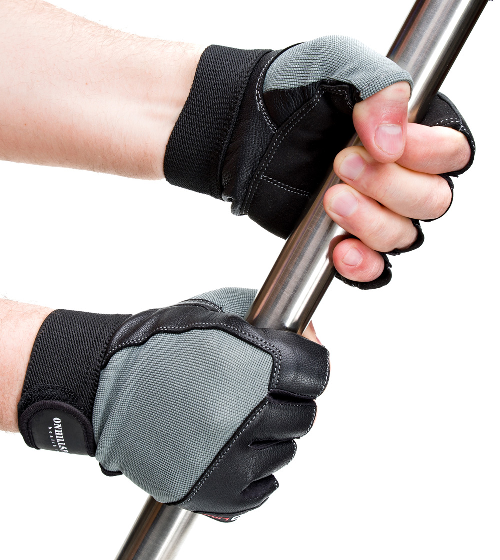 Замшевые перчатки мужские для фитнеса