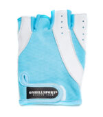 Перчатки для фитнеса Q13 бело-голубые женские ONHILLSPORT