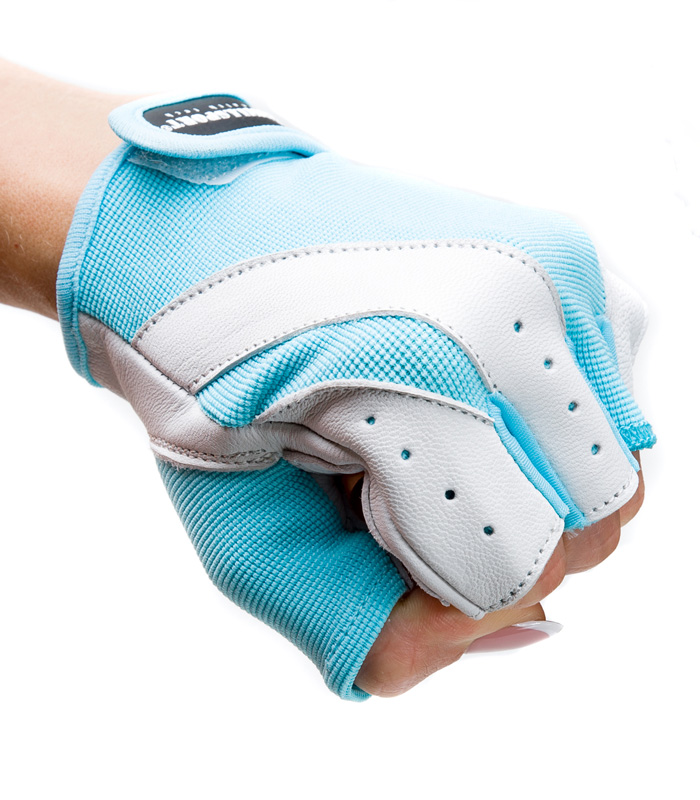 Перчатки Q13 ONHILLSPORT кожаные женские для силовых видов спорта