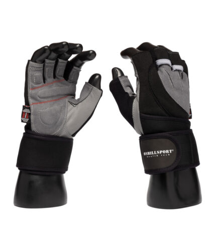 Перчатки для фитнеса X15 черно-серые мужские замшевые ONHILLSPORT