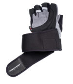Перчатки для фитнеса X15 черно-серые мужские замшевые ONHILLSPORT