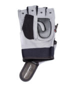 Перчатки для фитнеса черно-серые X17 мужские кожаные ONHILLSPORT