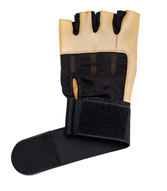 Перчатки для фитнеса Q21 черно-коричневые ONHILLSPORT