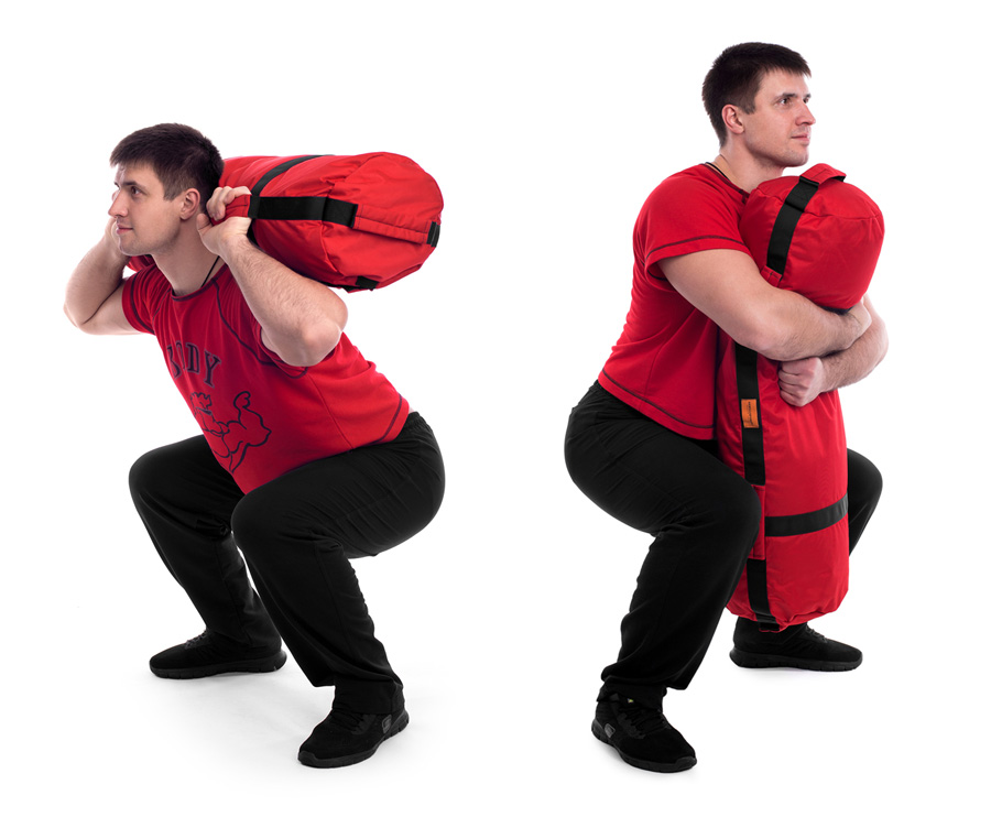 Тренировки с сумкой утфжелителем (сэндбэгом) 
