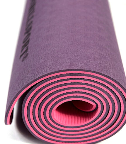 Коврик для йоги ONHILLSPORT фиолетово-розовый TPE