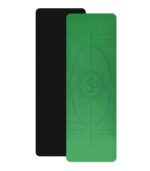 Коврик для йоги PU с разметкой цвет Зеленый (183*68*04 см.)