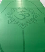 Коврик для йоги PU с разметкой ONHILLSPORT зеленого цвета