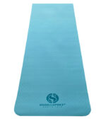 Коврик для йоги сине-бирюзовый TPE (183*61*06 см, 2-х слойный)