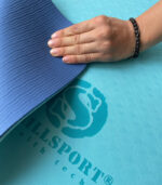 Сине-бирюзовый TPE коврик для йоги ONHILLSPORT