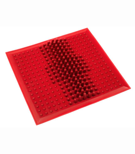 Коврик массажный резиновый WAVE от плоскостопия (красный)